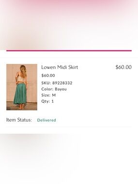 Free People Lowen Midi Skirt - Bayou Green